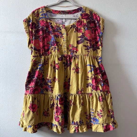 knee length dresses for ladies Free People Heartland Mini Dress main image 1